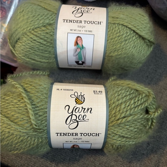 Sweaters - Sage Green and diff dark yarn bee yarn. new skeins
